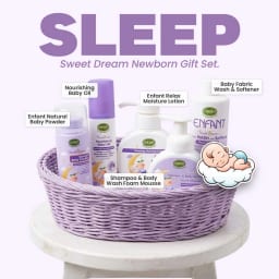 ENFANT Newborn Baby Gift Set - Relaxing "Sweet Dream" Night Routine | Organic & Dermatologically Tested