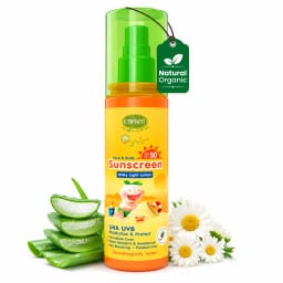 واقي شمس عضوي للأطفال من إنفانت SPF50 PA++++ – لوشن حماية للوجه والجسم 70 مل
