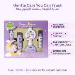ENFANT Newborn Baby Gift Set - Relaxing "Sweet Dream" Night Routine | Organic & Dermatologically Tested