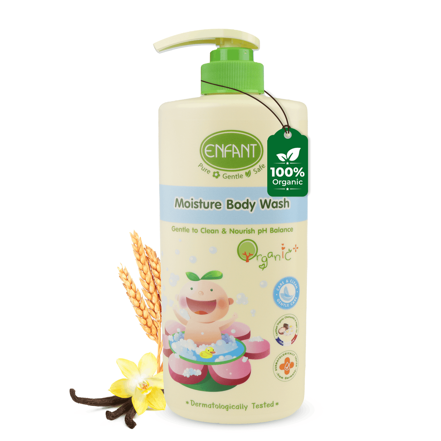 ENFANT Organic Plus Moisturizing Body Wash 500ml