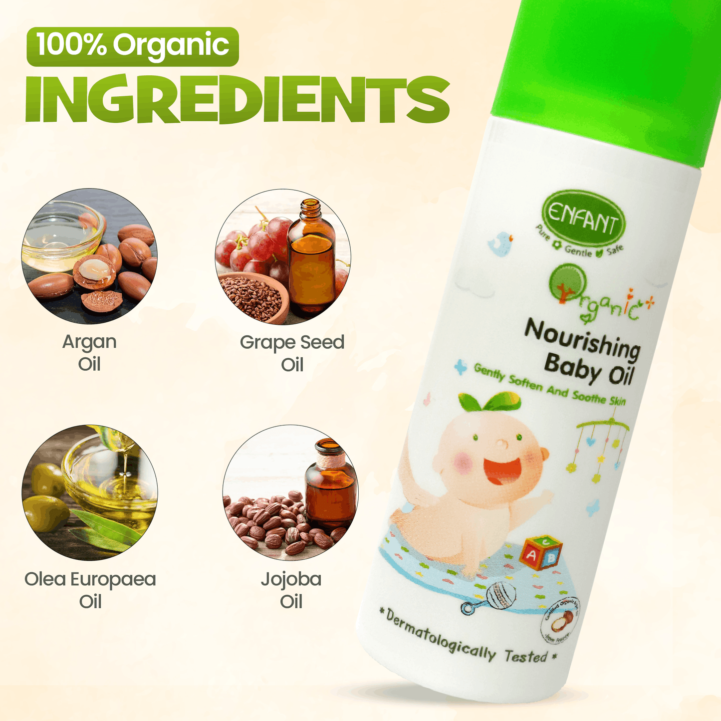 ENFANT Organic Plus Baby Nourishing Oil