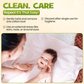 ENFANT Organic Cotton Buds - Dual-Tip Round & Spiral Safety Swabs (100% Pure Cotton)