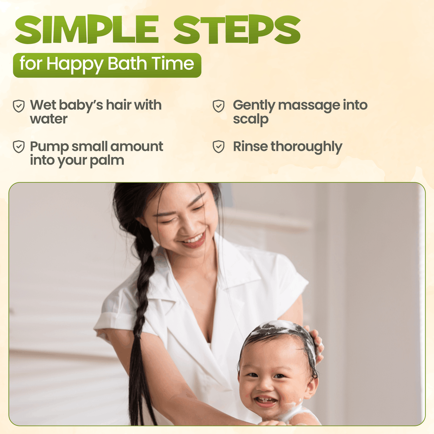 شامبو مرطب عضوي للأطفال 300 مل