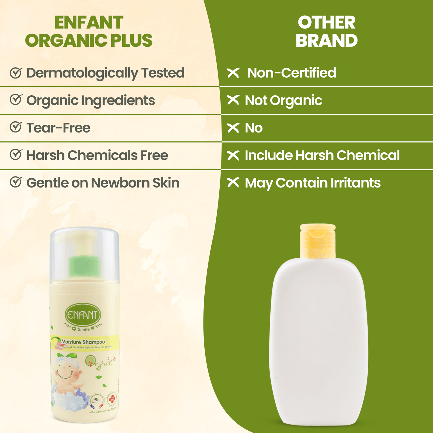 شامبو مرطب عضوي للأطفال 300 مل