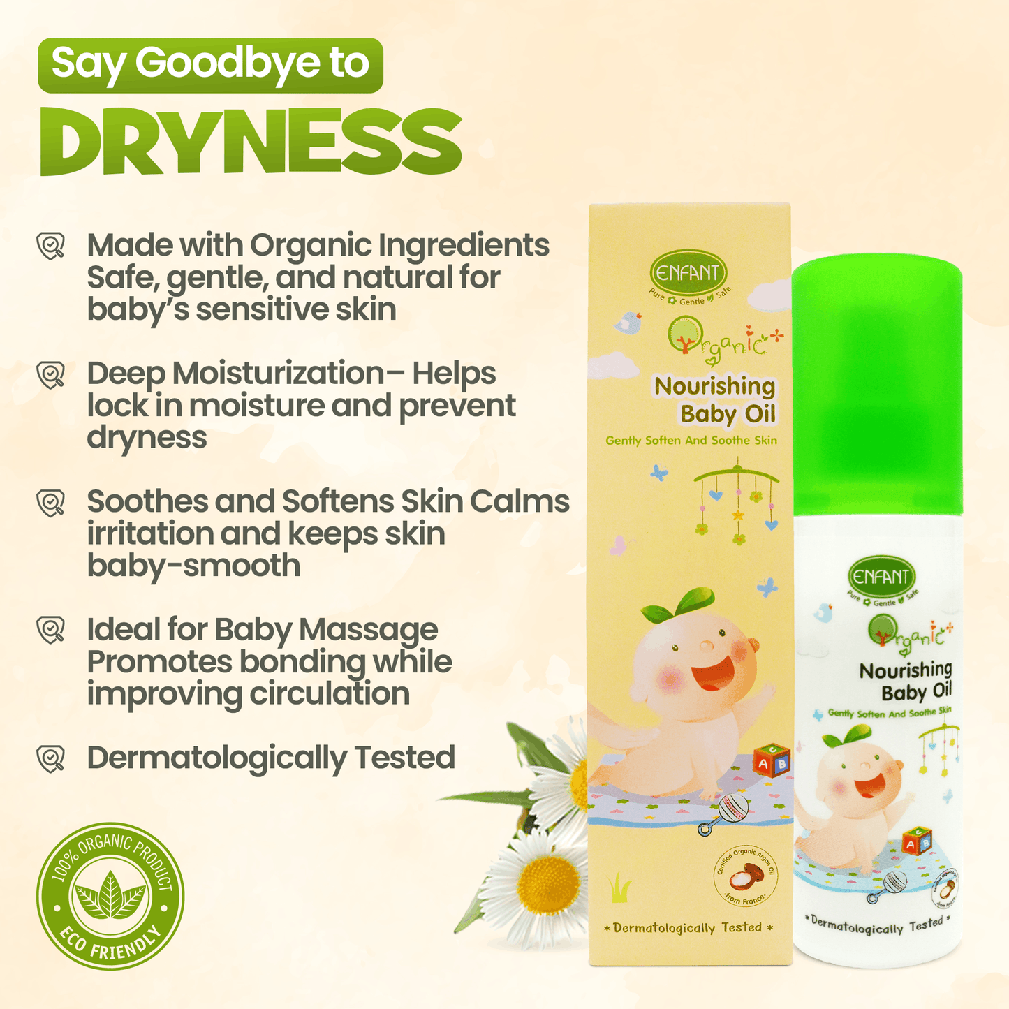 ENFANT Organic Plus Baby Nourishing Oil