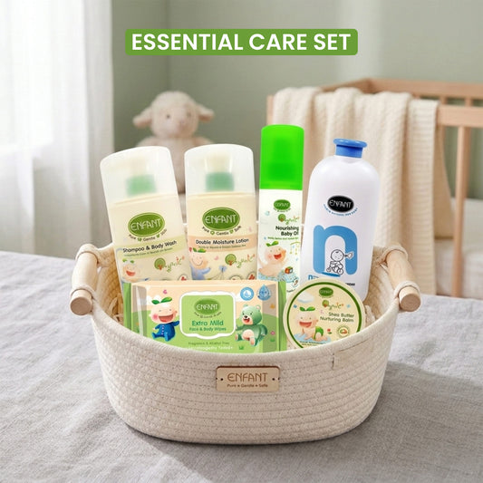 Enfant Organic Essential Care Set – 6-in-1 Newborn Starter Bundle