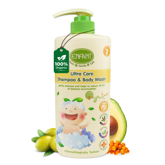 ENFANT Ultra Care Organic Plus Shampoo & Body Wash 500ml
