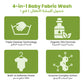 ENFANT Gentle Baby Fabric Wash with Softener 2 in 1 - Plant-Based & Safe for Sensitive Newborn Skin