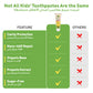 ENFANT Organic Kids Toothpaste - Fluoride-Free Apple Kiwi Mint (Safe if Swallowed) - 2 Years+