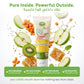 ENFANT Organic Kids Toothpaste - Fluoride-Free Apple Kiwi Mint (Safe if Swallowed) - 2 Years+
