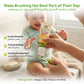 ENFANT Organic Kids Toothpaste - Fluoride-Free Apple Kiwi Mint (Safe if Swallowed) - 2 Years+