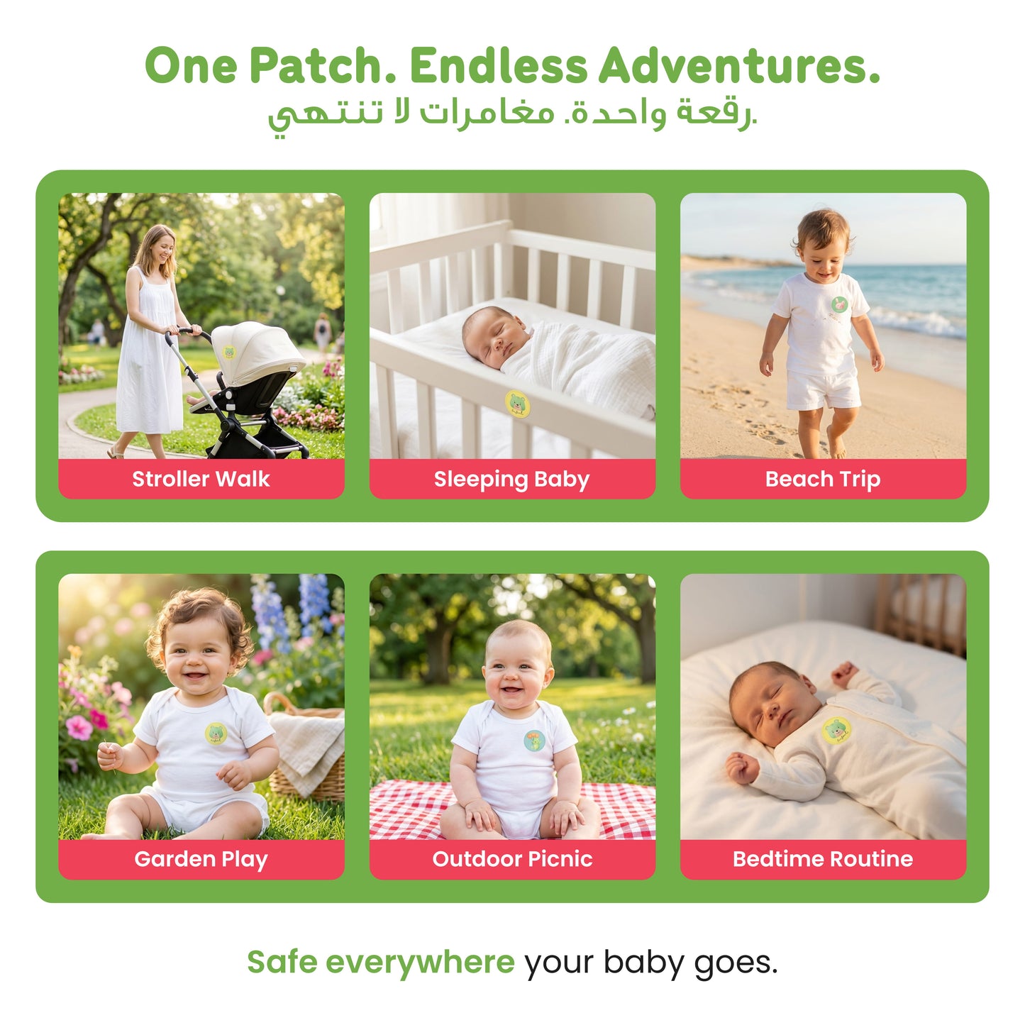 ENFANT Organic Bye Bye Mosquito Patch for Baby